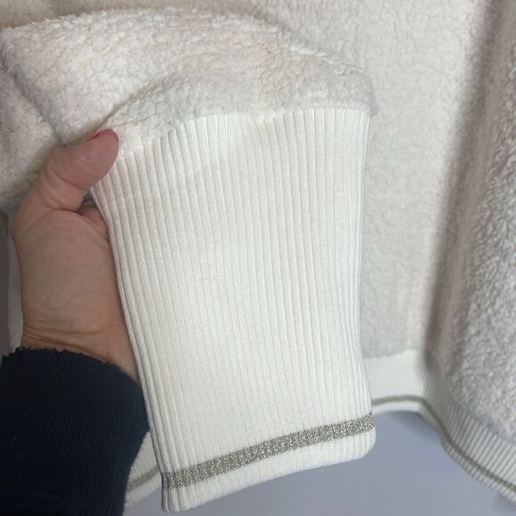 Athlete Tagga Sherpa Jacket in Natural White NWT XL - Picture 10 of 10